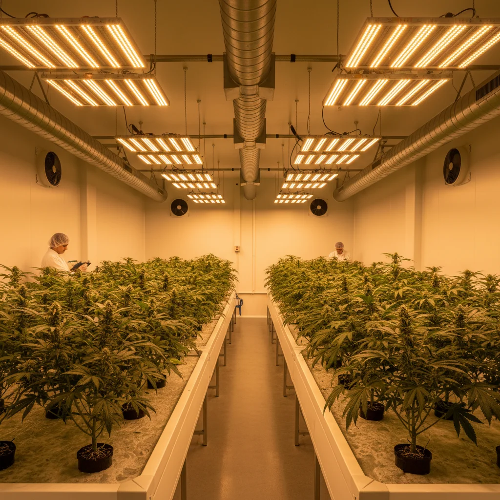 Professioneller Indoor-Anbau